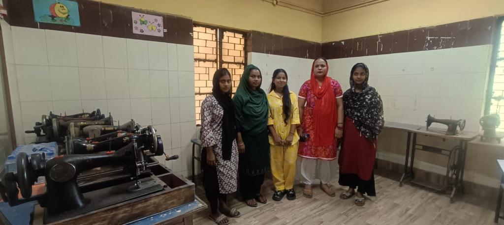 Women empowerment and tailoring skill development class